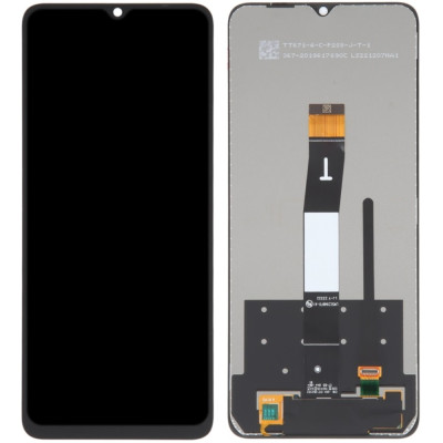 Дисплей з сенсорним екраном (модуль) Xiaomi Redmi 12C/ Redmi 11A/ Poco C55, чорний