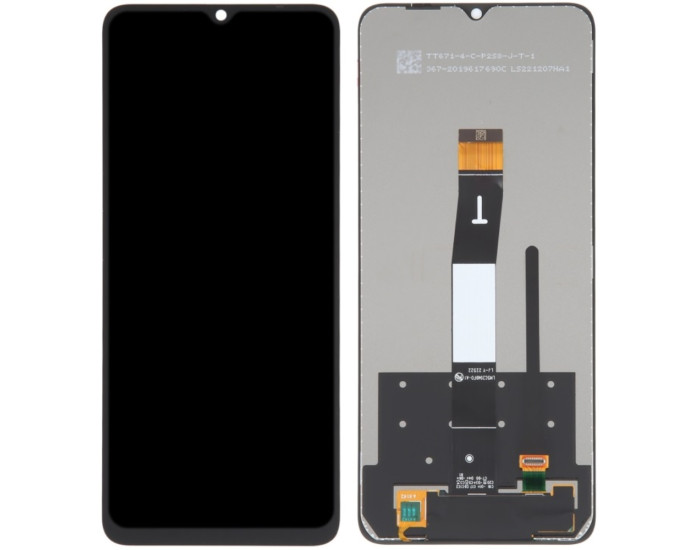 Дисплей с сенсорным экраном (модуль) Xiaomi Redmi 12C/ Redmi 11A/ Poco C55, черный