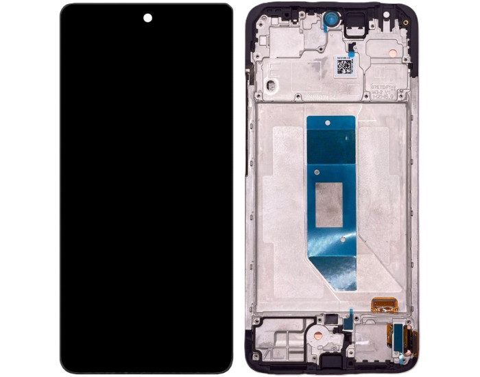 Дисплей с сенсорным экраном (модуль) Xiaomi Redmi Note 14 4G European 161mm, черный с рамкой, оригинал