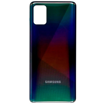 Задня панель корпуси для Samsung A515F Galaxy A51 - 2020, чорна, оригінал