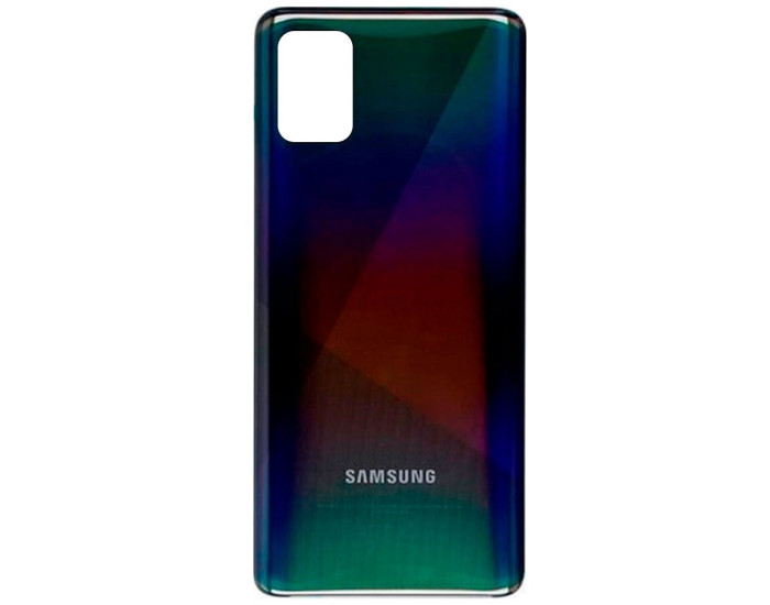 Задняя панель корпуса для Samsung A515F Galaxy A51 - 2020, черная, оригинал