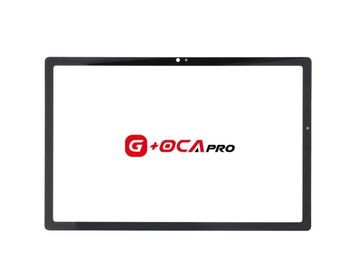 Скло фронтальне з OCA-пленкой Samsung Tab A8 10.5 X200 / X205, чорне G+OCA PRo
