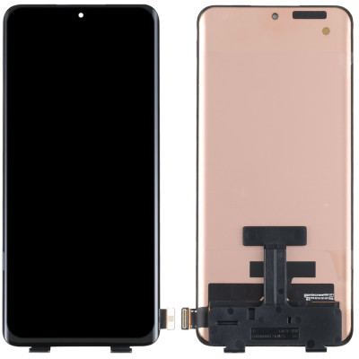 Дисплей з сенсорним екраном (модуль) Xiaomi 12, 12s, 12X, чорний, оригінал