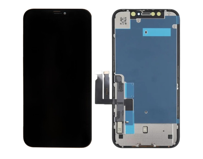 Дисплей з сенсорним екраном (модуль) iPhone XR, чорний, переклеювання