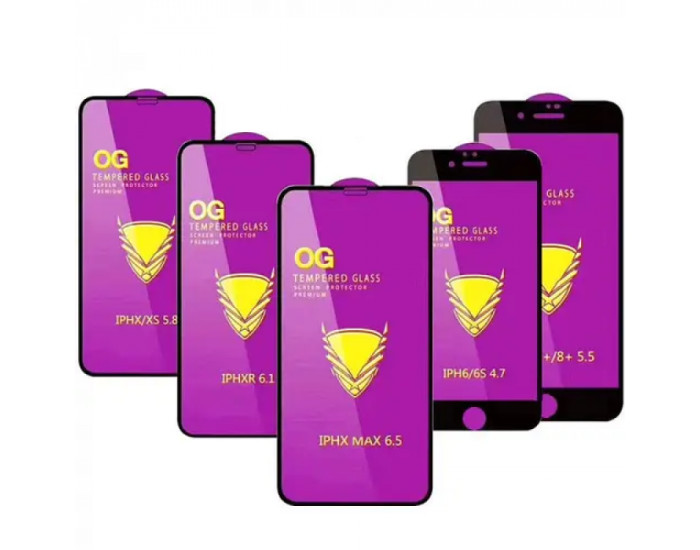 Защитное cтекло Tempered Glass OG Premium Huawei Honor X8a, Black