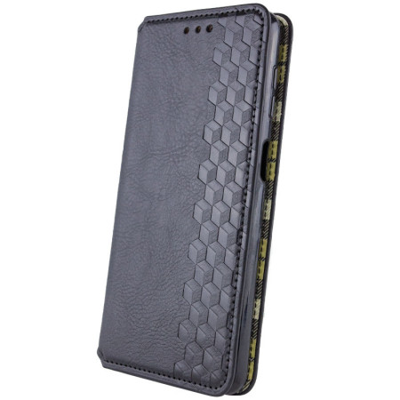 Чехол-книга Кожаный GETMAN Cubic  Motorola Moto G24/G04/E14 Черний