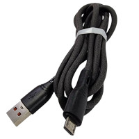 Кабель USB-C Jokade JA035 JINKE series Sillicone 5A/1m) Micro, черный