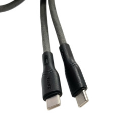 Кабель USB-C Jokade JA035 JINKE series Sillicone (PD100W/1m) Type-C to Type-C черный