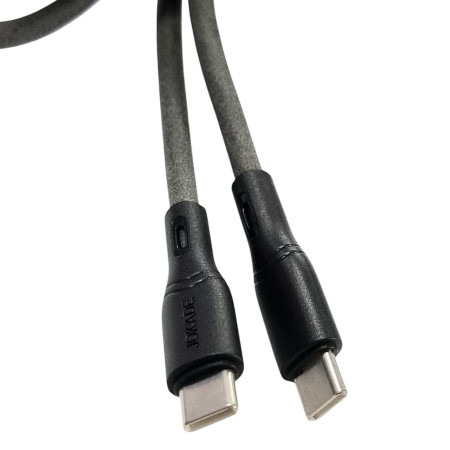 Кабель USB-C Jokade JA035 JINKE series Sillicone (PD100W/1m) Type-C to Type-C черный