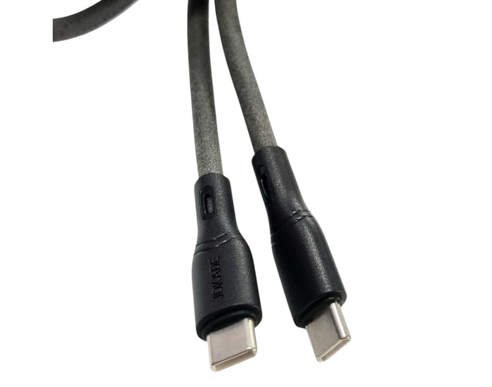 Кабель USB-C Jokade JA035 JINKE series Sillicone (PD100W/1m) Type-C to Type-C черный