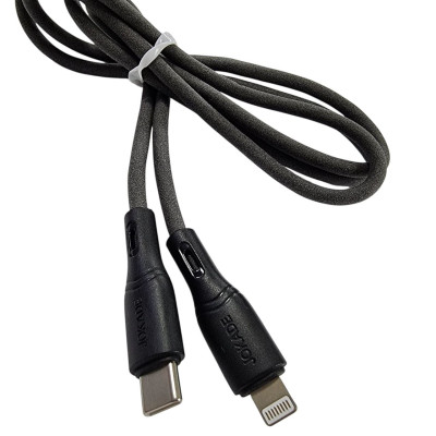 Кабель USB-C Jokade JA035 JINKE series Sillicone (PD100W/1m) Type-C to Lightning черный