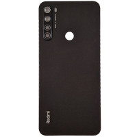 Задняя крышка для Xiaomi Redmi Note 8, черная, со стеклом камеры