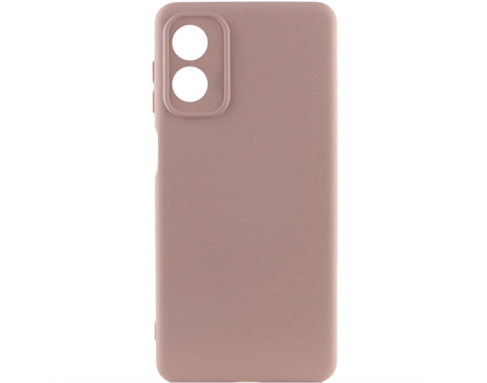 Чохол-силікон Cover Lakshmi Full Camera Motorola Moto G04 / G04s / E14 Рожевий пісок
