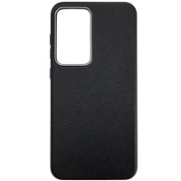 Чохол-силікон Leather Case Metal Buttons Samsung A06 чорний
