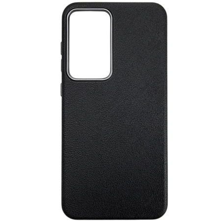 Чехол-силикон Leather Case Metal Buttons Samsung A06 черный