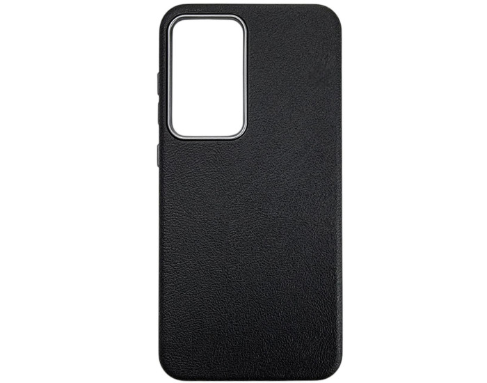 Чехол-силикон Leather Case Metal Buttons Samsung A06 черный