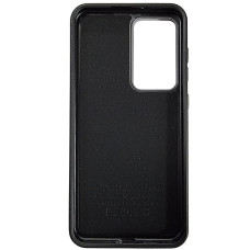 Чехол-силикон Leather Case Metal Buttons Samsung A06 черный