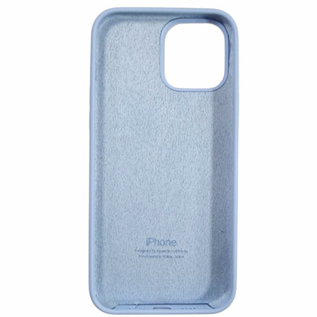 Чехол-силикон оригинал Full Soft Matte iPhone 16 Pro сиренево голубой