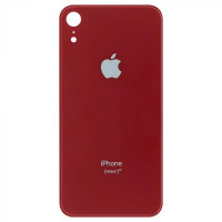 Задняя панель корпуса для iPhone XR, красны, (Big Hole) (Класс А)