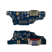 Шлейф для Motorola G13, коннектора зарядки, микрофона, с компонентами