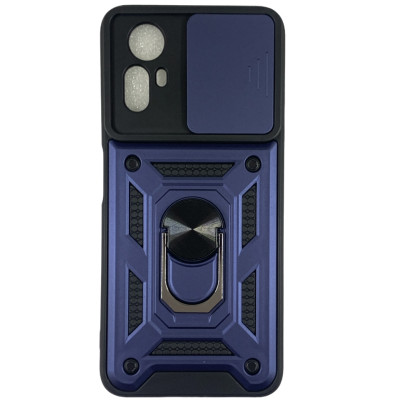 Чехол-Ударопрочный Camshield Serge Ring Xiaomi Redmi Note 12S Синий