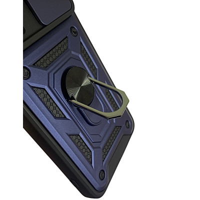Чехол-Ударопрочный Camshield Serge Ring Xiaomi Redmi Note 12S Синий