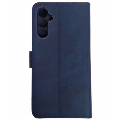 Чохол-книга Leather Folio New Samsung A155 Galaxy A15 4G Blue (магнітна застібка)