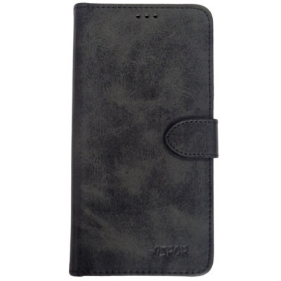 Чохол-книга Leather Folio New Samsung A155 Galaxy A15 4G Black (магнітна застібка)