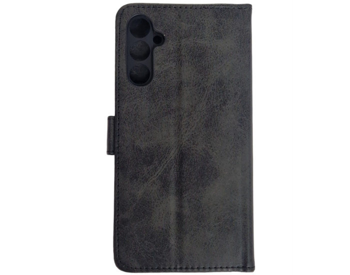 Чохол-книга Leather Folio New Samsung A155 Galaxy A15 4G Black (магнітна застібка)