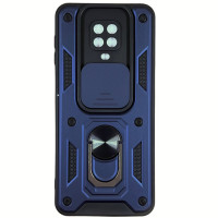 Чехол-Ударопрочный Camshield Serge Ring Xiaomi Redmi Note 9s / Note 9 Pro / 9 Pro Max , Синий
