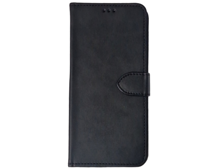Чохол-книга Leather Folio New Xiaomi Redmi Note 12s (магнітна застібка) Black