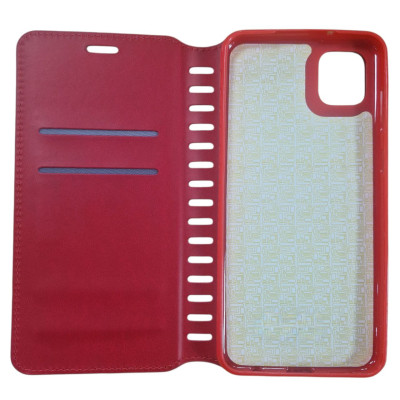 Чохол-книга Leather Folio Samsung A04e червоний