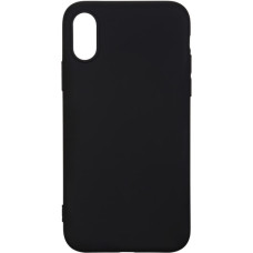 Чехол-силикон оригинал Soft Matte iPhone XS Max Black (Класс B)