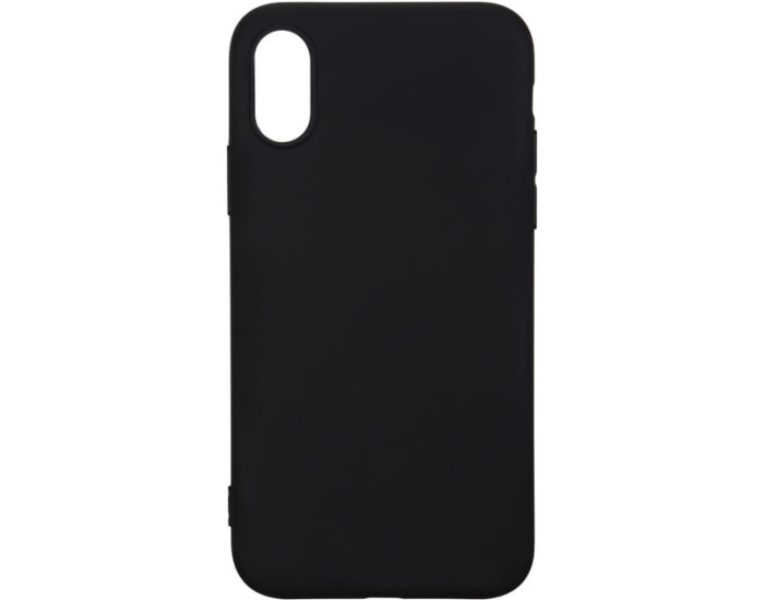 Чехол-силикон оригинал Soft Matte iPhone XS Max, Black