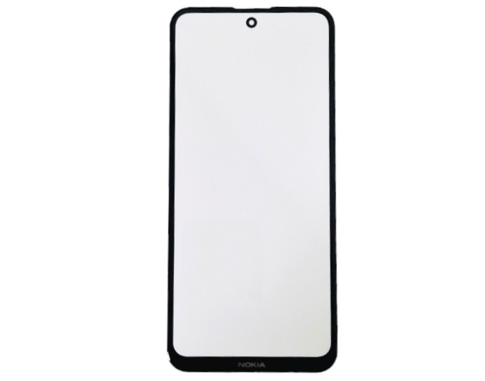 Стекло фронтальное с OCA-пленкой Nokia X10, черное