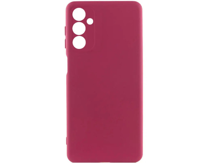 Чохол-силікон Silicone Lakshmi Full Camera Samsung A17 5G Marsala