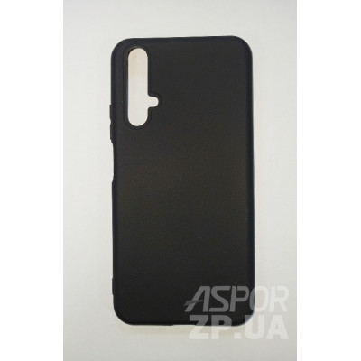 Чохол-накладка SMTT Soft Touch Huawei Honor 20 (Чорний)