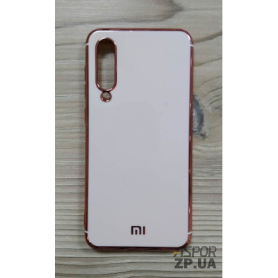 Чехол-силикон с цветной оконтовкой Xiaomi Mi9 SE Pink Sand
