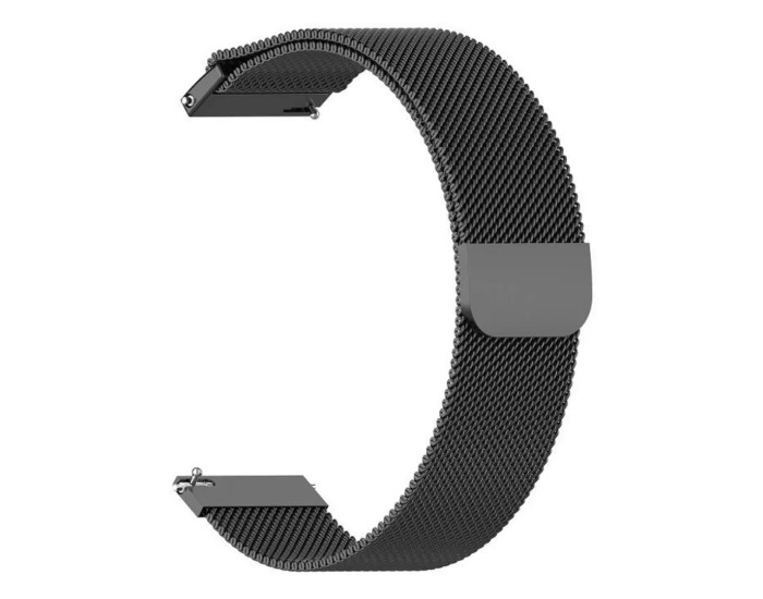 Ремінець Xiaomi Amazfit/ Samsung Milanese Loop New Design 20mm Dark Grey