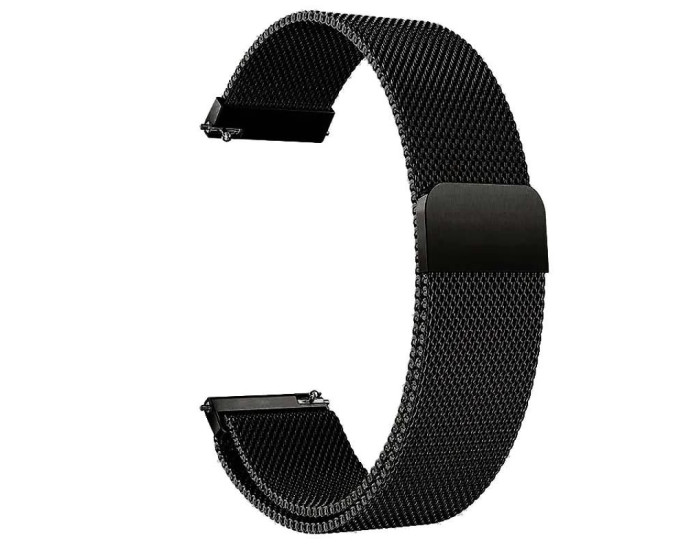 Ремінець Xiaomi Amazfit/ Samsung Milanese Loop New Design 20mm Black