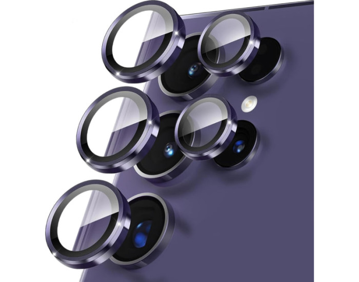 Захисне Скло на камеру Lens Fixture Samsung S24 Ultra, Violet