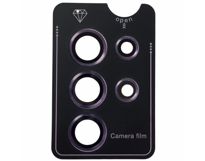 Захисне Скло на камеру Lens Fixture Samsung S24 Ultra, Violet