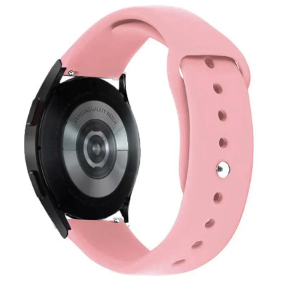 Ремешок для Samsung Watch Silicone Lines 20mm Pink