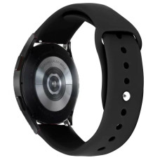 Ремешок для Samsung Watch Silicone Lines 20mm Black