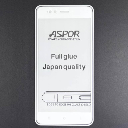 Защитное стекло Aspor Xiaomi Mi A1 Mi 5X 3D White