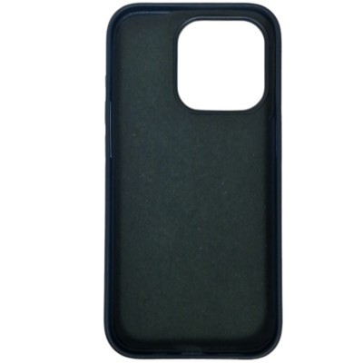 Чехол Leather Case with MagSafe iPhone 12 / 12 Pro Black