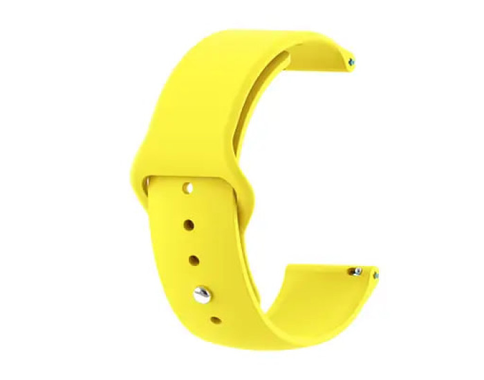 Ремінець для Samsung Watch Silicone Lines 20mm Yellow