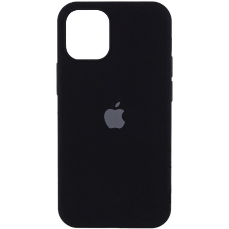 Чехол-силикон оригинал Full Soft Matte iPhone 14 Pro Max (Черный / Black) (Класс C)