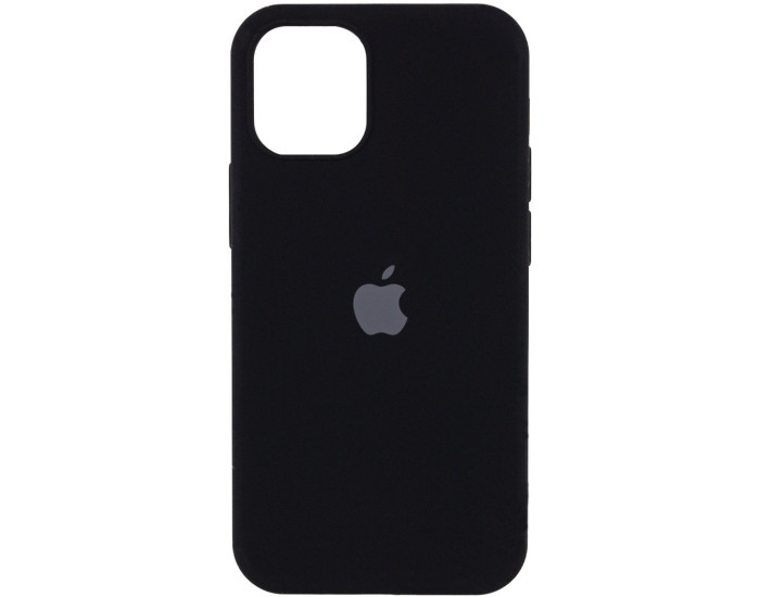 Чехол-силикон оригинал Full Soft Matte iPhone 14 Pro Max (Черный / Black)