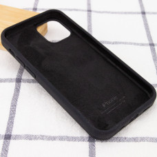 Чехол-силикон оригинал Full Soft Matte iPhone 14 Pro Max (Черный / Black)